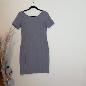 Banana republic nautical striped pencil dress